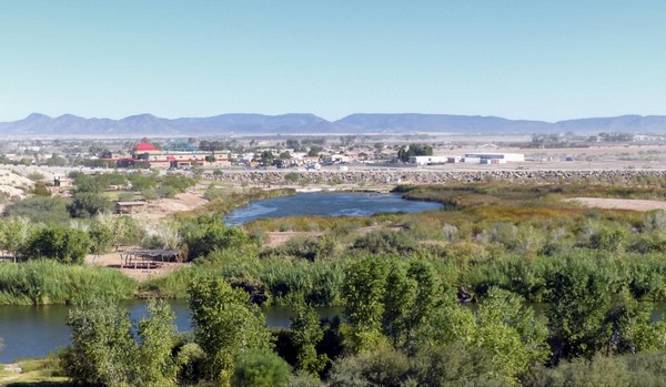 Vue depuis la tour de garde de la prison de Yuma