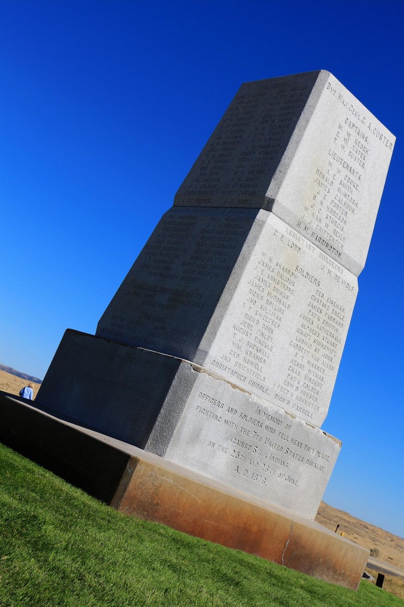 Mémorial dédié au 7e de cavalerie Litle Bighorn
