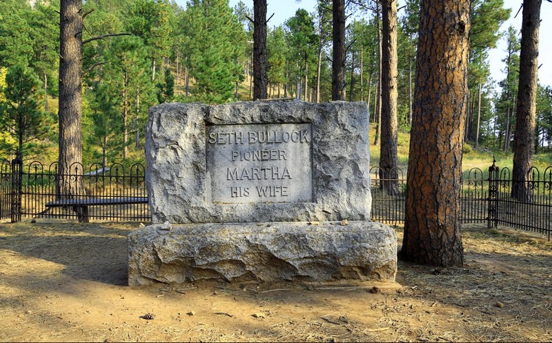 Tombe Seth Bullock cimetière Deadwood