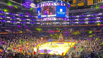 match des Los Angeles Lakers à la Crypto.com Arena