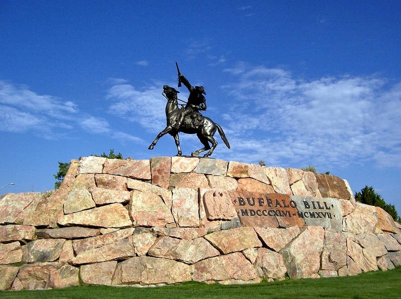 Statue Buffalo Bill Cody Wyoming