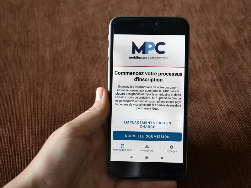 Appli Mobile Passport Control