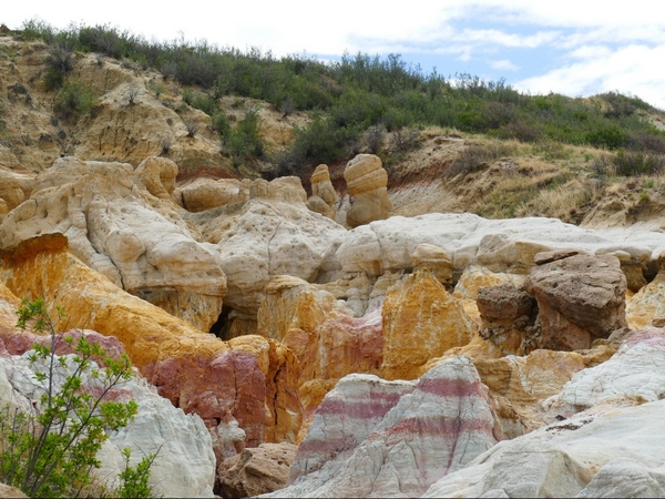Roches colorées Paint Mines Interpretive Park