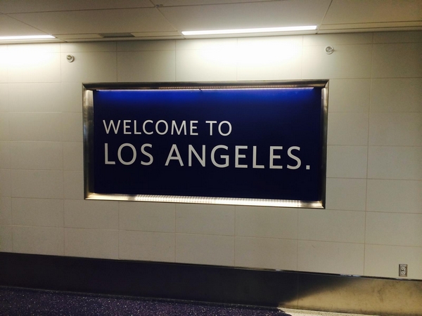 Panneau Welcome to Los Angeles