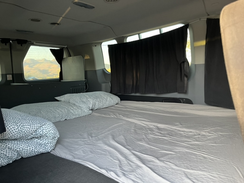Espace nuit Campervan Mesa