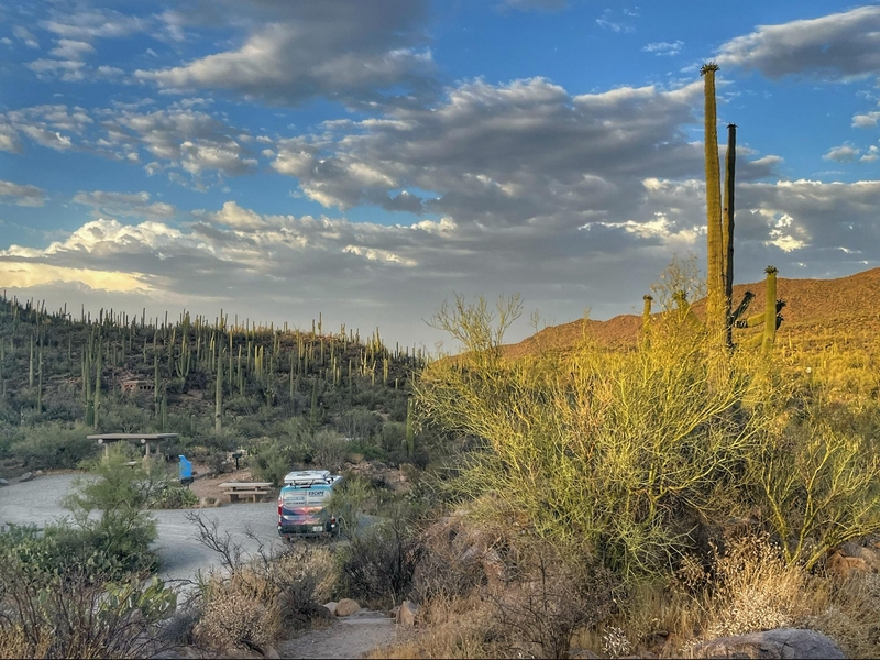 Campervan en Arizona