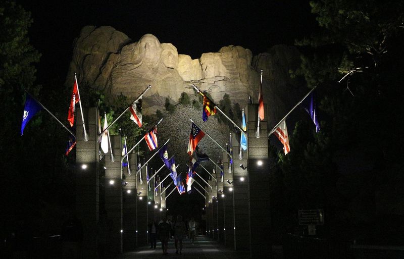 Avenue of Flags Mount Rushmore