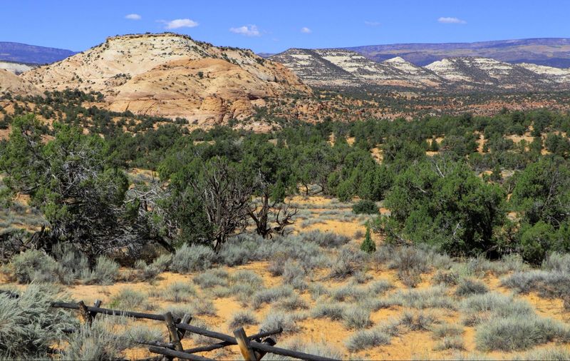 Panorama depuis Notom Road Burr Trail
