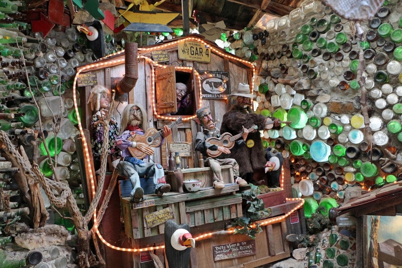 Murs de bouteilles Tinkertown Museum