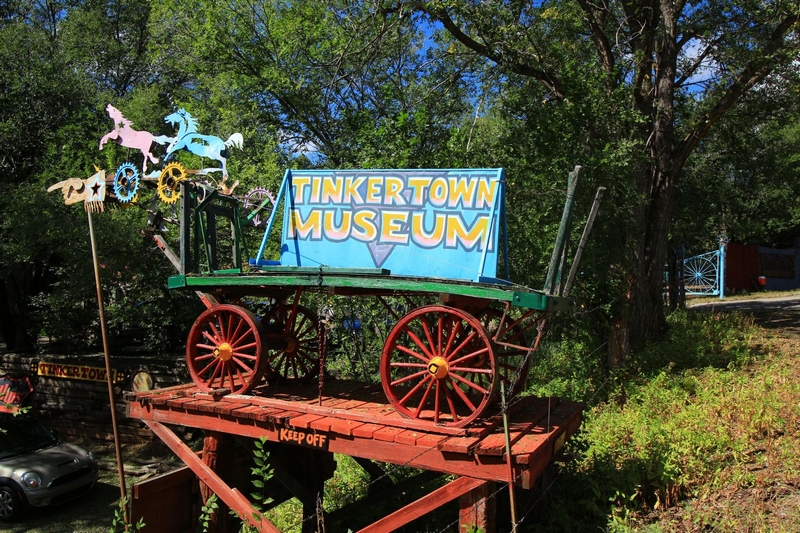 Panneau entrée Tinkertown Museum