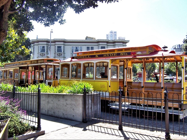 La ligne Powell-Hyde du cable-car
