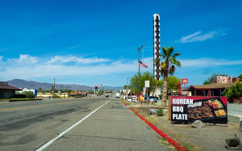Thermomètre géant Baker Californie