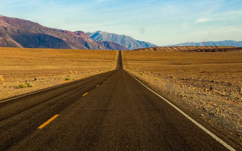 Vallée de la Mort route
