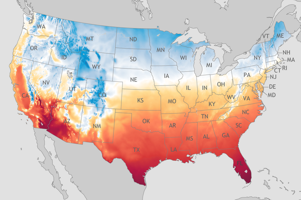 Carte Climat USA