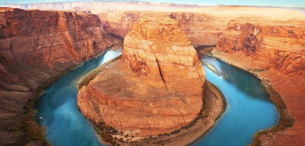 Horseshoe Bend vue d'hélicoptère