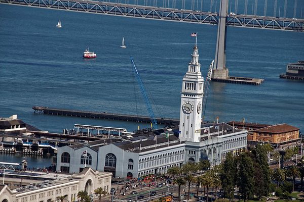 Ferry Building depuis la Coit Tower