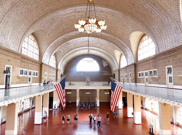 La Grande Salle des Registres (Registry Room) Ellis Island