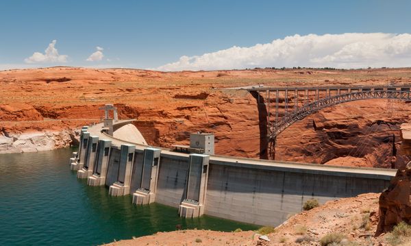 Barrage de Glen Canyon à Page Arizona
