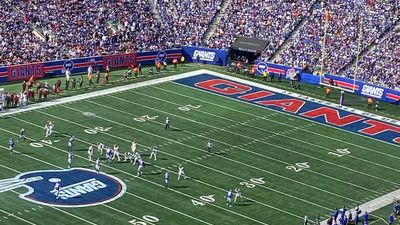 match des New York Giants au Metlife Stadium